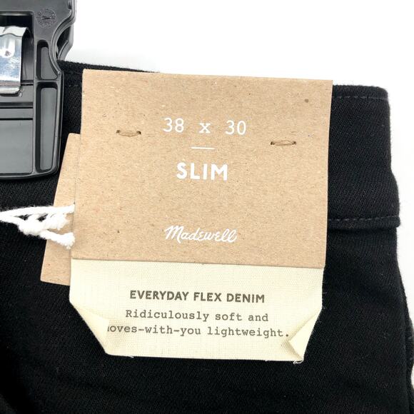 MADEWELL Men's Slim Jeans COOLMAX® Denim Edition 38x30 Bainhart Wash NWT38 - Picture 10 of 14